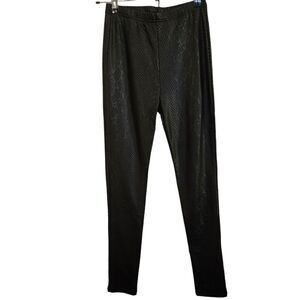 Plush Cozy Comfy Loungewear Leggings Pants Snake Print Size Small